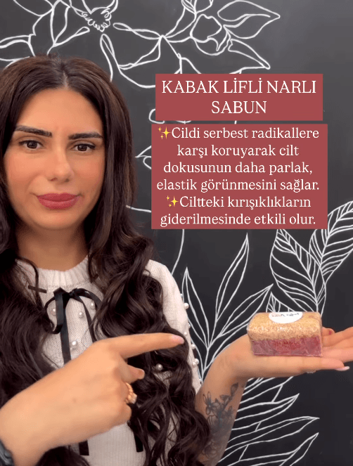 Kabak Lifli Narlı Sabun