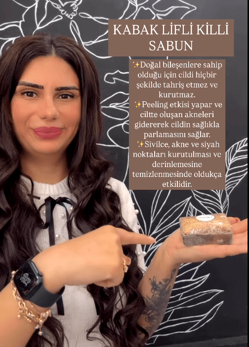 Kabak Lifli Killi Sabun
