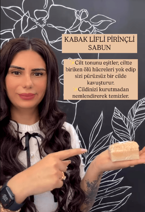 Kabak Lifli Pirinçli Sabun