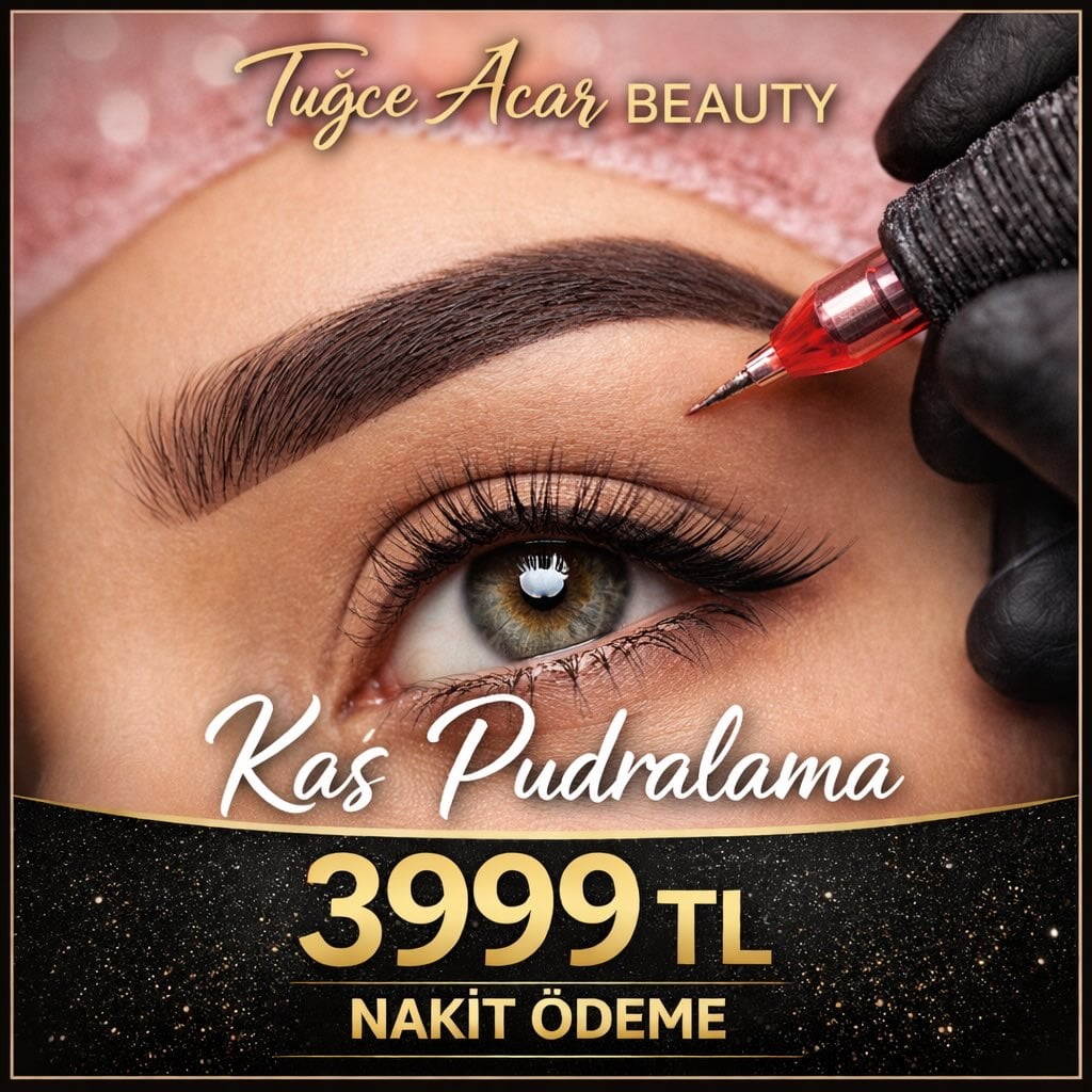 Kaş Pudralama — Doğal Görünüm